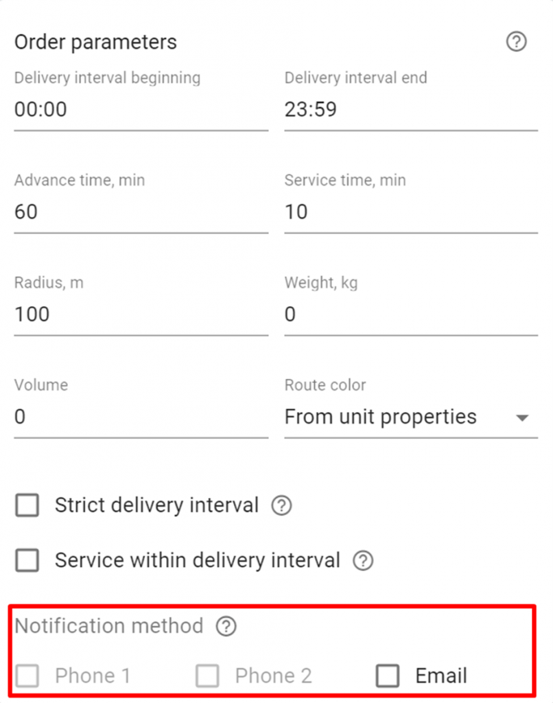dispatch+ Client notification method 