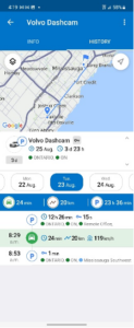 LVM Track Mobile app features