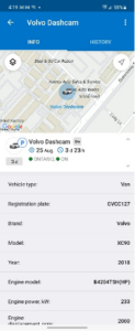 LVM Track Mobile app features