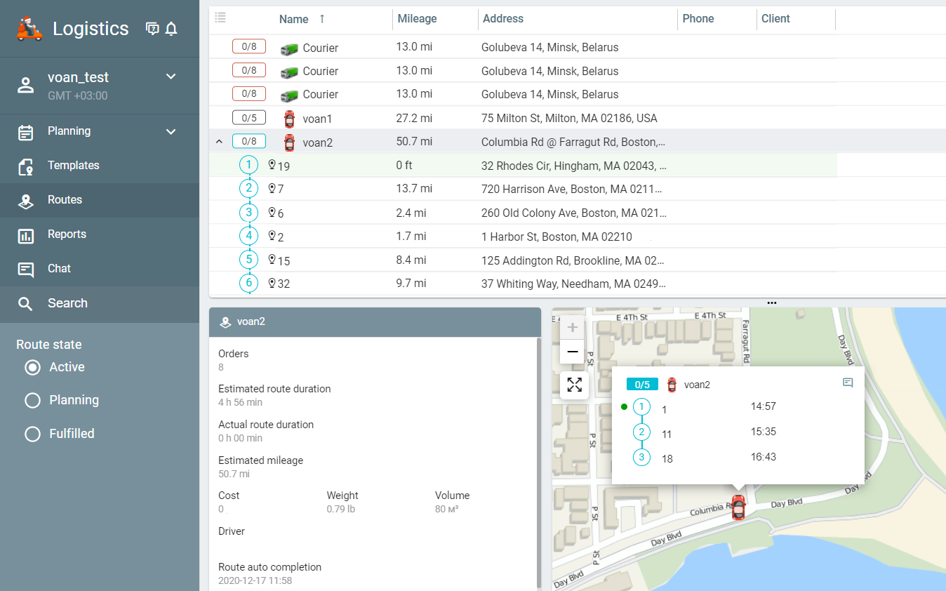 Delivery process monitoring - logistics Delivery process monitoring - logistics