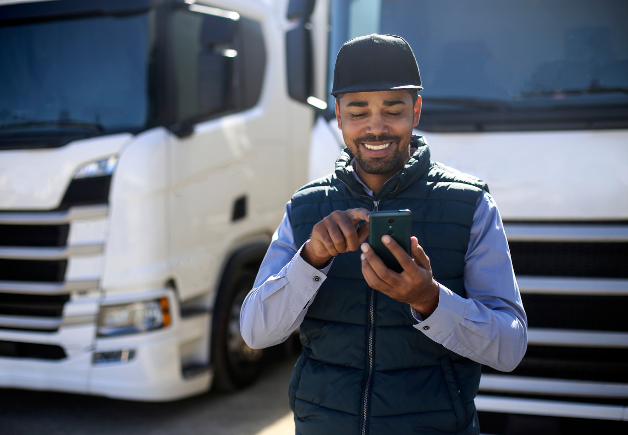 driver checking mobile phone driver checking mobile phone
